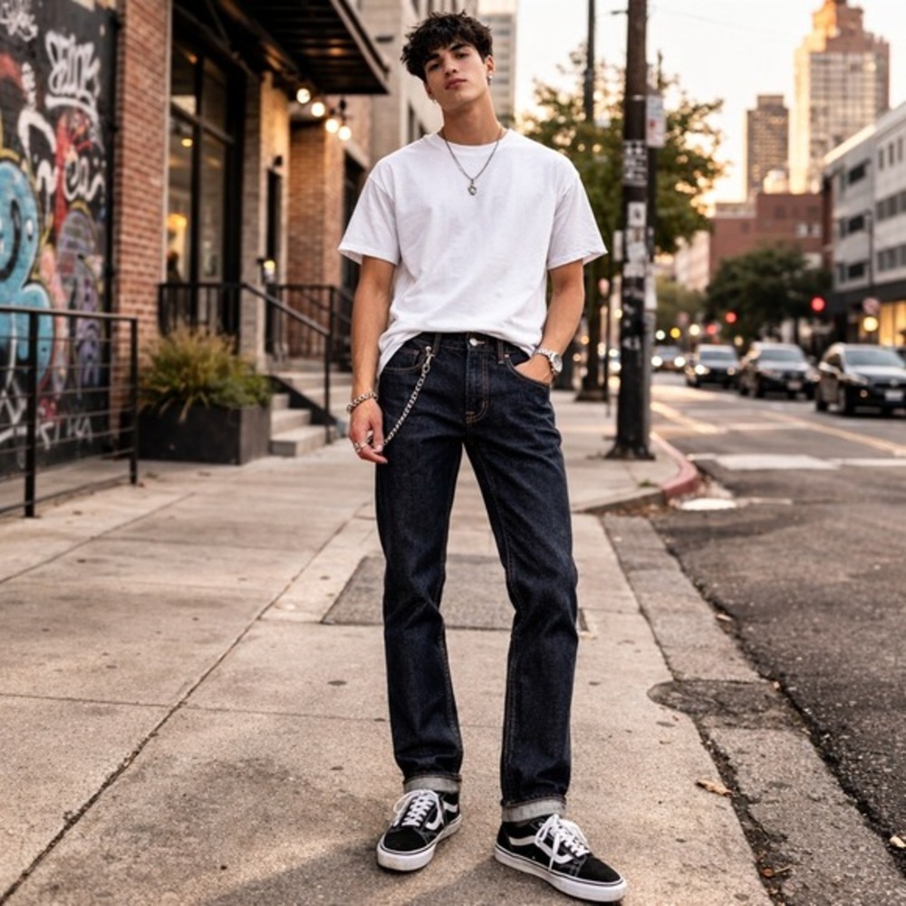 NWT Everlane Uniform The Athletic 4-Way Stretch Organic‎ Jean Men's 28x32
